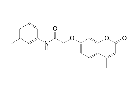2-[(4-methyl-2-oxo-2H-chromen-7-yl)oxy]-N-(3-methylphenyl)acetamide