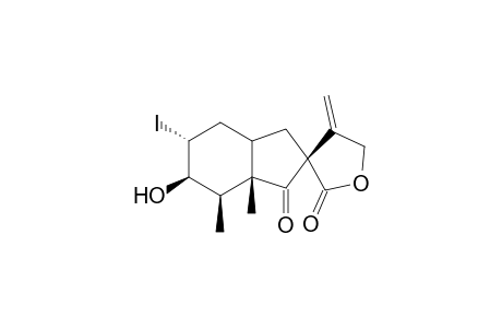 3.beta.-Hydroxy-2.alpha.-iodo-6-oxo-4-epibakkenolide-A