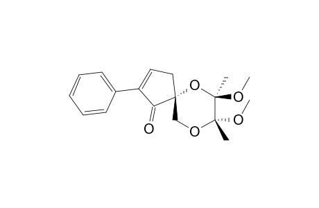 (5S,7R,8R)-7,8-dimethoxy-7,8-dimethyl-2-phenyl-6,9-dioxaspiro[4.5]dec-2-en-1-one