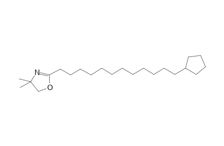 13-Cyclopentyltridecanoic acid, dmox derivative