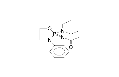 2-DIETHYLAMINO-2-ACETIMINO-3-PHENYL-1,3,2-OXAZAPHOSPHOLANE