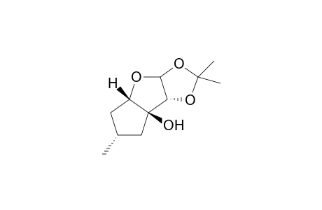2,3-(Isopropylidenedioxy)-5-methyl-3a-hydroxycyclopenta[b]tetrahydrofuran