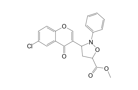 exo-6-Chloro-3-(5-methoxycarbonyl-2-phenyloxazolidin-3-yl)benzopyran-4-one