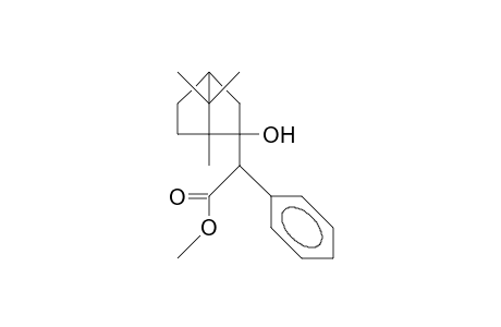 A-(2-Hydroxy-endo-2-bornanyl)-phenylacetic acid, methyl ester diast.1