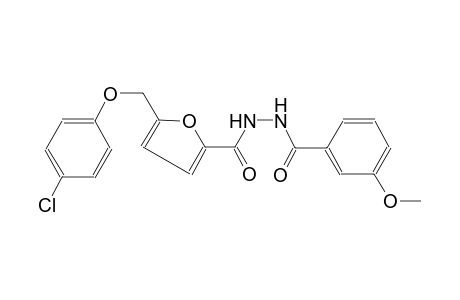 benzoic acid, 3-methoxy-, 2-[[5-[(4-chlorophenoxy)methyl]-2-furanyl]carbonyl]hydrazide