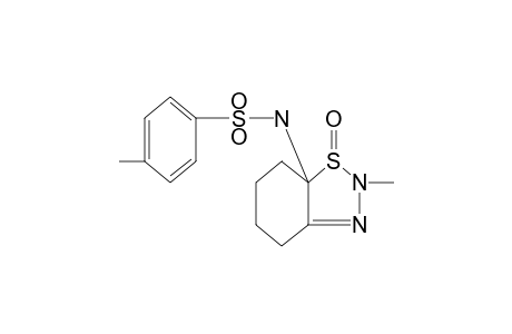 N-(2,4,5,6,7,7a-HEXAHYDRO-2-METHYL-1,2,3-BENZOTHIADIAZOL-7a-YL)-p-TOLUENESULFONAMIDE, S-OXIDE