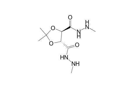 (4R,5R)-N,N'-Dimethyl-2,2-dimethyl-1,3-dioxolane-4,5-dicarbohydrazide