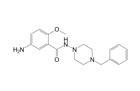 5-Amino-2-methoxy-N-[4-(phenylmethyl)-1-piperazinyl]benzamide