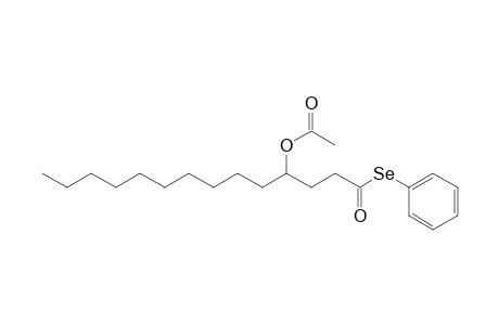 (1-oxidanylidene-1-phenylselanyl-tetradecan-4-yl) ethanoate
