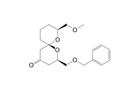 (2R,6R,8S)-2-((Benzyloxy)methyl)-8-((methoxy)methyl)-1,7-dioxaspiro[5.5]undecan-4-one