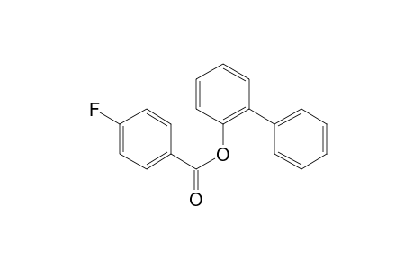 4-Fluorobenzoic acid, 2-biphenyl ester