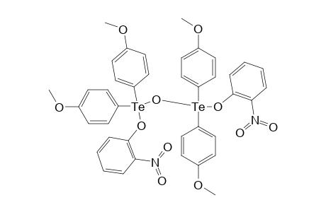 TETRA-(PARA-METHOXYPHENYL)-DITELLUROXANE-BIS-(ORTHO-NITROPHENOLATE)