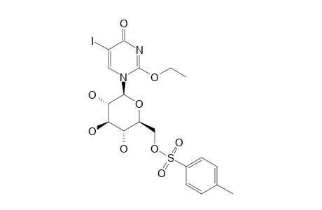 1-(6-O-PARA-TOLYL-SULFONYL-BETA-D-GLUCOPYRANOSYL)-2-ETHOXY-5-IODO-PYRIMIDIN-4-(1H)-ONE