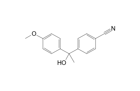 4-[1-Hydroxy-1-(4-methoxyphenyl)ethyl]benzonitrile