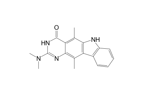 2-Dimethylamino-5,11-dimethyl-6H-pyrimido[5,4-b]carbazol-4(3H)-one