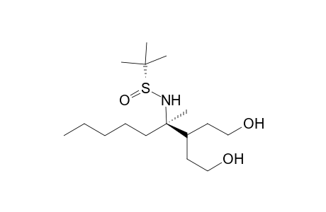 (RS,4R)-N-tert-Butylsulfinyl-1-hydroxyl-3-(2'-hydroxyethyl)-4-methylnonan-4-amine