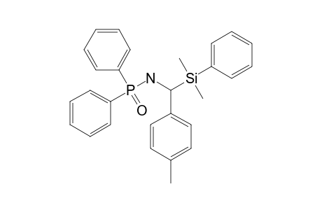 P,P-DIPHENYL-N-(1-DIMETHYLPHENYLSILYL-4-METHYLPHENYLMETHYLENE)-PHOSPHINIC-AMIDE