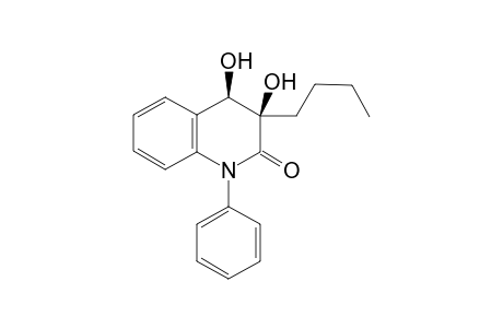 cis-3-Butyl-3,4-dihydro-3,4-dihydroxy-1-phenylquinolin-2(1H)-one