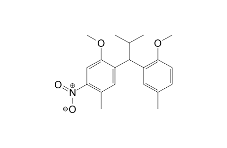 1-Methoxy-2-(1-(2-methoxy-5-methylphenyl)-2-methylpropyl)-4-methyl-5-nitrobenzene