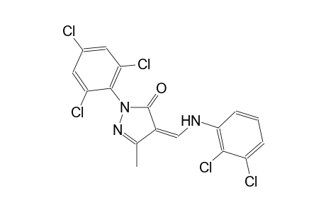 3H-pyrazol-3-one, 4-[[(2,3-dichlorophenyl)amino]methylene]-2,4-dihydro-5-methyl-2-(2,4,6-trichlorophenyl)-, (4Z)-
