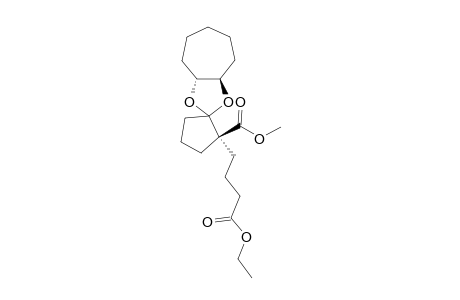 (1'R,3aR,8aR)-1'-(4-ethoxy-4-keto-butyl)spiro[4,5,6,7,8,8a-hexahydro-3aH-cyclohepta[d][1,3]dioxole-2,2'-cyclopentane]-1'-carboxylic acid methyl ester