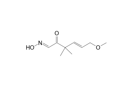 4-Methoxy methyl-2,2-dimethyl-3-butene-acetyloxime