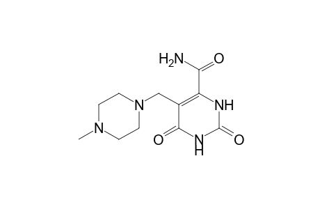 2,6-dioxo-5-[(4-methyl-1-piperazinyl)methyl]-1,2,3,6-tetrahydro-4-pyrimidinecarboxamide