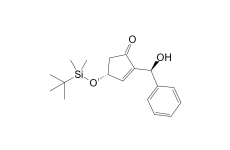 (4R)-4-[(t-Butyldimethylsilyl)oxy]-2-[(S)-.alpha.-hydroxybenzyl]-2-cyclopenten-1-one
