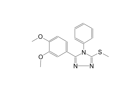 4H-1,2,4-triazole, 3-(3,4-dimethoxyphenyl)-5-(methylthio)-4-phenyl-