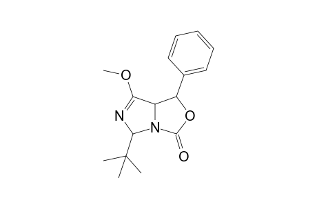 5-(t-Butyl)-1-phenyl-7-methoxy-5,7a-dihydro-1H-imidazo[1,5-c]oxazol-3-one