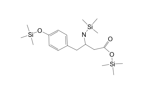 3-Amino-4-(4-hydroxyphenyl)butyric acid, 3tms