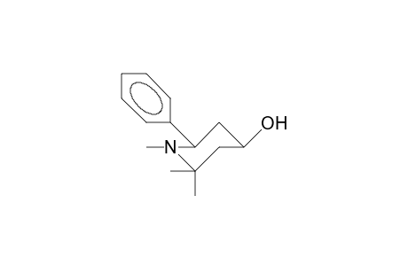 cis-1,2,2-Trimethyl-6-phenyl-piperidinol-4