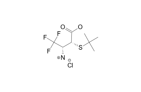 3-AMINO-2-(TERT.-BUTYLTHIO)-4,4,4-TRIFLUOROBUTANOIC-ACID-HYDROCHLORIDE