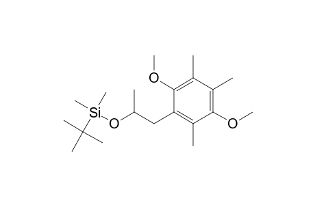 tert-Butyl-[1-(2,5-dimethoxy-3,4,6-trimethyl-phenyl)propan-2-yloxy]-dimethyl-silane