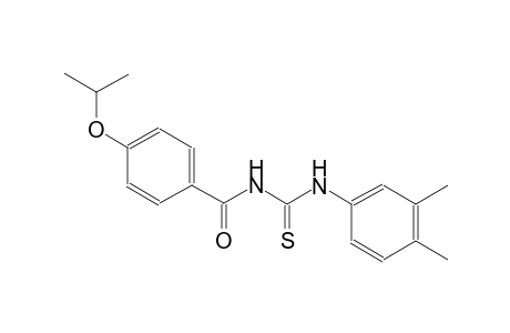 N-(3,4-dimethylphenyl)-N'-(4-isopropoxybenzoyl)thiourea