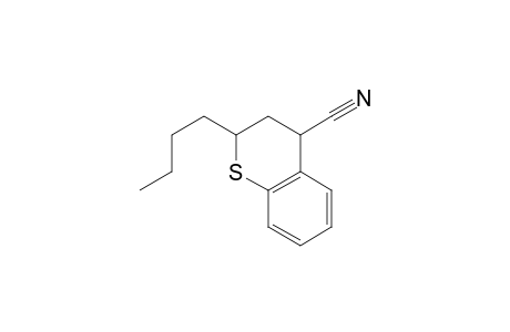 2H-1-Benzothiopyran-4-carbonitrile, 2-butyl-3,4-dihydro-