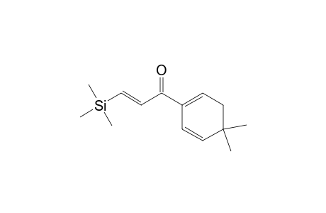 2-Propen-1-one, 1-(4,4-dimethyl-1,5-cyclohexadien-1-yl)-3-(trimethylsilyl)-, (E)-