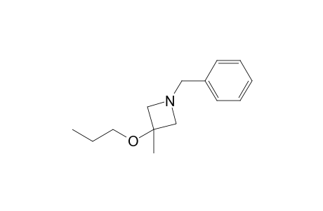1-Benzyl-3-methyl-3-propoxyazetidine