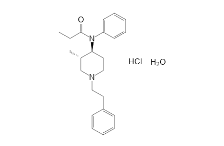 DL-trans-3-Methylfentanyl hydrochloride hydrate