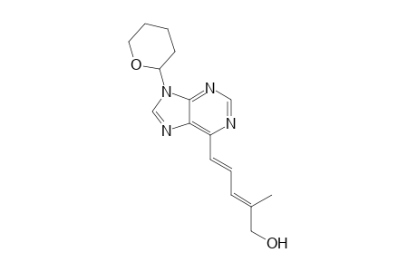 (E,E)-6-(5-Hydroxy-4-methyl-1,3-pentadien-1-yl)-9-(tetrahydro-2H-pyran-2-yl)-9H-purine