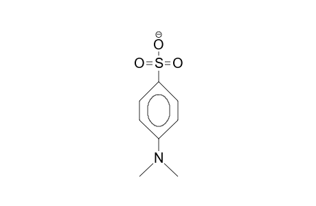 4-Dimethylamino-benzenesulfonic acid, anion