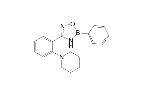2-Phenyl-4-(2'-piperidinophenyl)-2,3-dihydro-1,3,5,2-oxadiazaborole