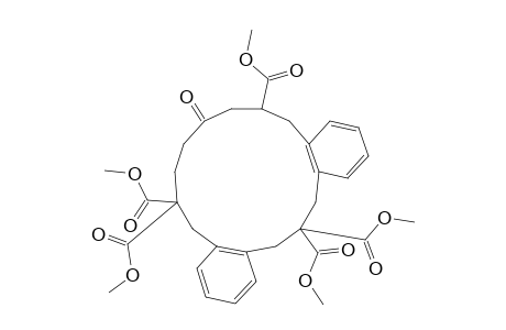 PENTAMETHYL-3,4,8,9-DIBENZO-13-OXO-CYCLOPENTADECANE-1,1,6,6,11-PENTACARBOXYLATE