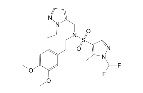 1H-pyrazole-4-sulfonamide, 1-(difluoromethyl)-N-[2-(3,4-dimethoxyphenyl)ethyl]-N-[(1-ethyl-1H-pyrazol-5-yl)methyl]-5-methyl-