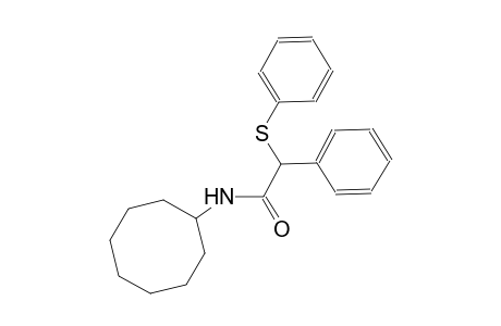 N-cyclooctyl-2-phenyl-2-(phenylsulfanyl)acetamide
