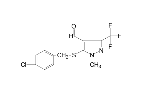5-[(p-CHLOROBENZYL)THIO]-1-METHYL-3-(TRIFLUOROMETHYL)PYRAZOLE-4-CARBOXALDEHYDE