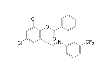 2,4-DICHLORO-6-[N-(alpha,alpha,alpha-TRIFLUORO-m-TOLYL)FORMIMIDOYL]PHENOL, BENZOATE