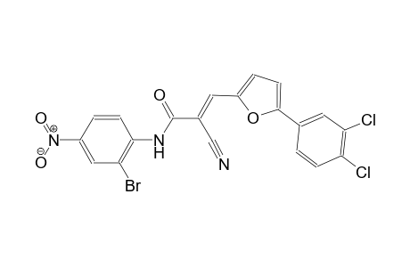 (2E)-N-(2-bromo-4-nitrophenyl)-2-cyano-3-[5-(3,4-dichlorophenyl)-2-furyl]-2-propenamide