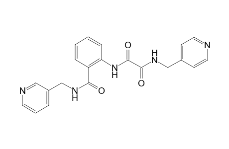 ethanediamide, N~1~-(4-pyridinylmethyl)-N~2~-[2-[[(3-pyridinylmethyl)amino]carbonyl]phenyl]-