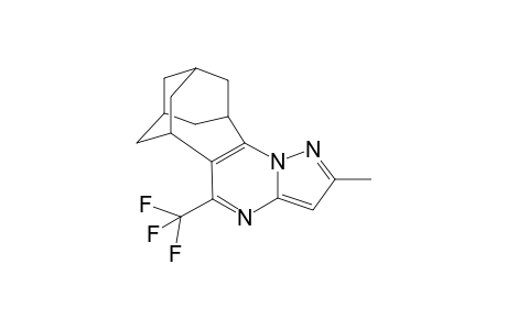 2-Methyl-5-trifluoromethyl-7,8,9,10,11,12-hexahydro-6,10;8,12-dimethano-6H-[9]annuleno[e]pyrazolo[2,3-a]pyrimidine